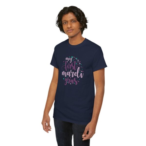 My First Mardi Gras Unisex Heavy Cotton Tee - Image 101