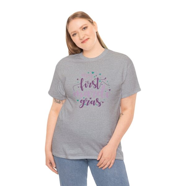 My First Mardi Gras Unisex Heavy Cotton Tee - Image 67