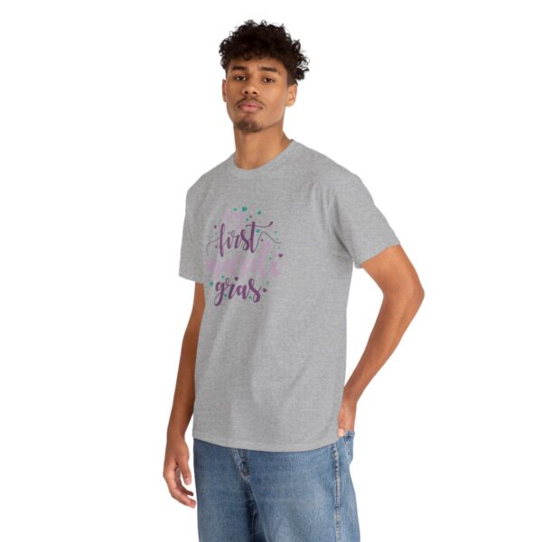 My First Mardi Gras Unisex Heavy Cotton Tee - Image 69