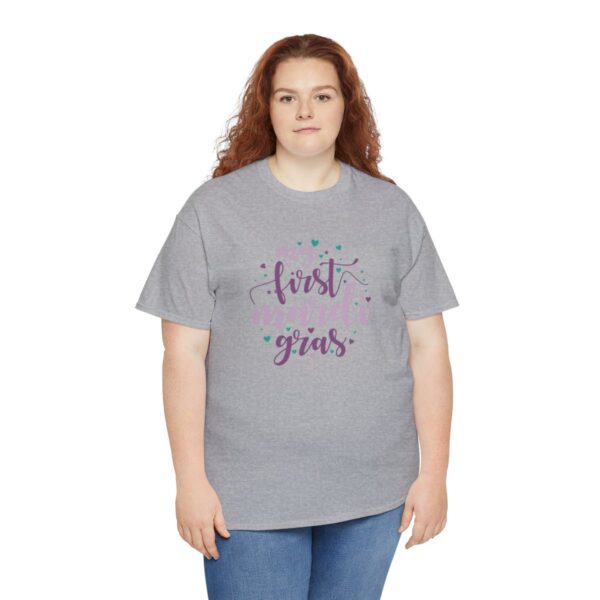 My First Mardi Gras Unisex Heavy Cotton Tee - Image 70