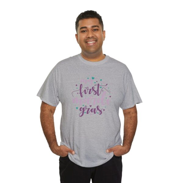 My First Mardi Gras Unisex Heavy Cotton Tee - Image 72