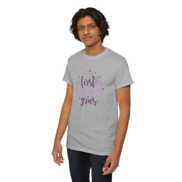 My First Mardi Gras Unisex Heavy Cotton Tee - Image 74