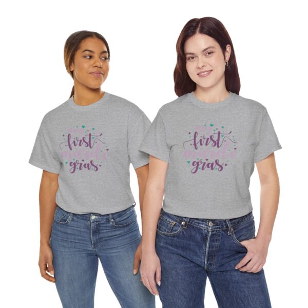 My First Mardi Gras Unisex Heavy Cotton Tee - Image 79