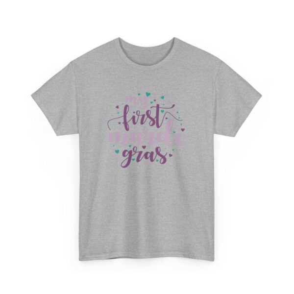 My First Mardi Gras Unisex Heavy Cotton Tee - Image 58