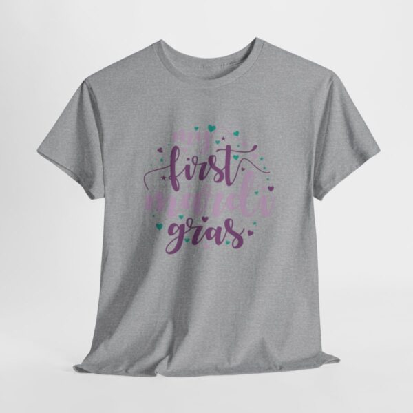 My First Mardi Gras Unisex Heavy Cotton Tee - Image 61