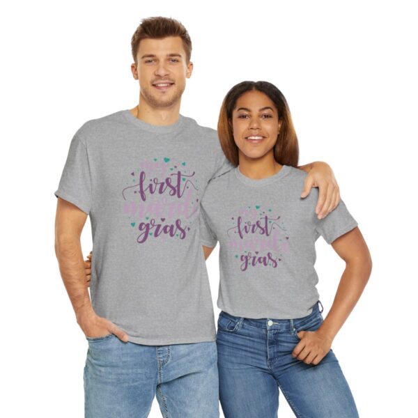 My First Mardi Gras Unisex Heavy Cotton Tee - Image 55