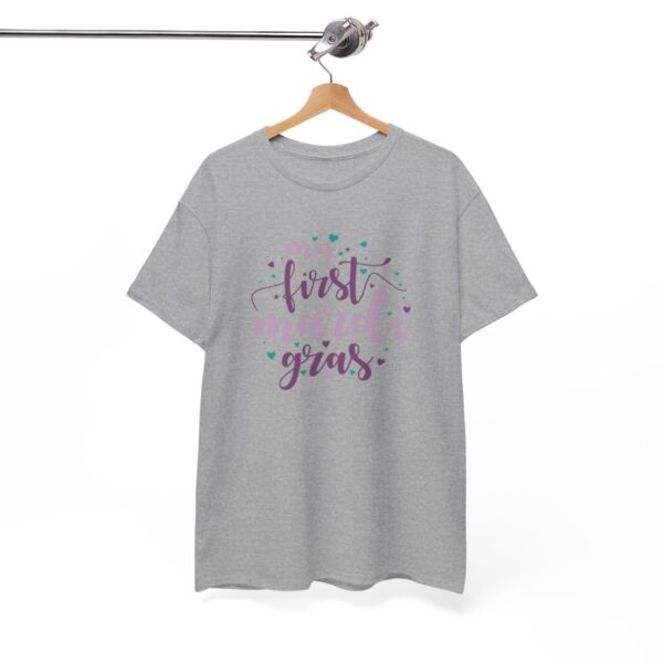 My First Mardi Gras Unisex Heavy Cotton Tee - Image 62