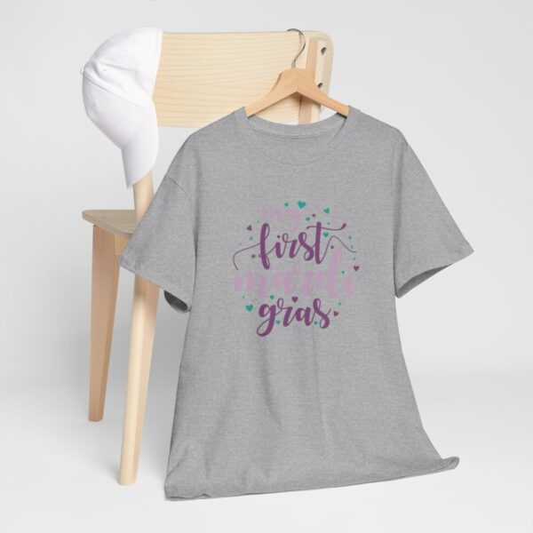 My First Mardi Gras Unisex Heavy Cotton Tee - Image 63