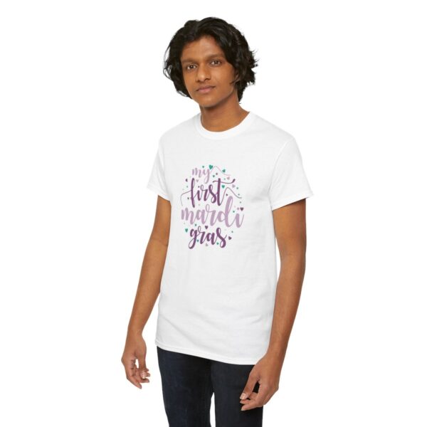 My First Mardi Gras Unisex Heavy Cotton Tee - Image 20