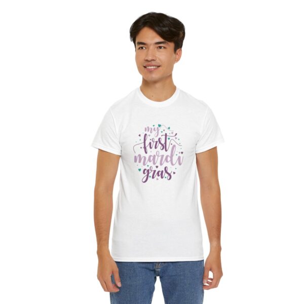 My First Mardi Gras Unisex Heavy Cotton Tee - Image 22