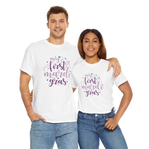 My First Mardi Gras Unisex Heavy Cotton Tee