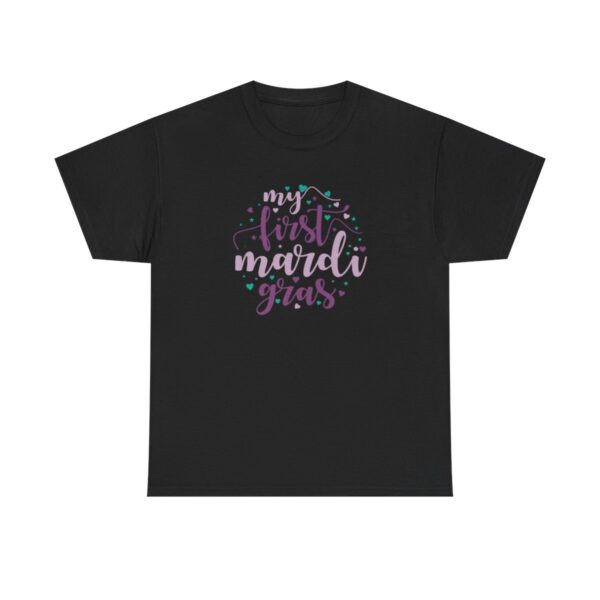 My First Mardi Gras Unisex Heavy Cotton Tee - Image 29