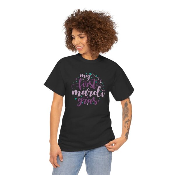 My First Mardi Gras Unisex Heavy Cotton Tee - Image 39