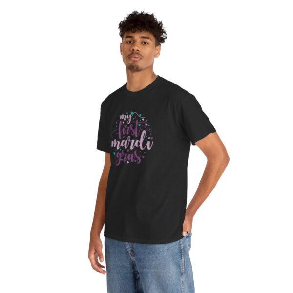 My First Mardi Gras Unisex Heavy Cotton Tee - Image 42