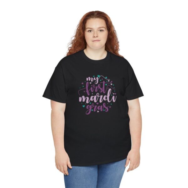 My First Mardi Gras Unisex Heavy Cotton Tee - Image 43