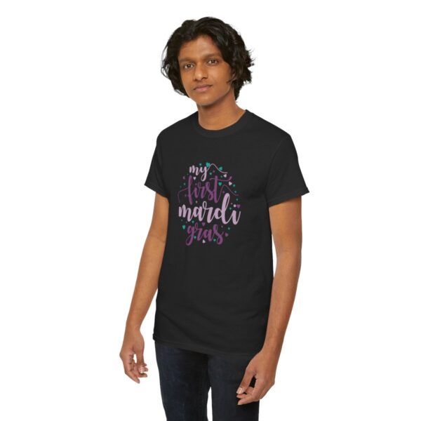 My First Mardi Gras Unisex Heavy Cotton Tee - Image 47