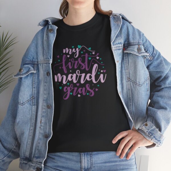 My First Mardi Gras Unisex Heavy Cotton Tee - Image 51