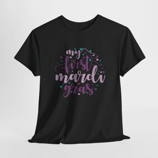 My First Mardi Gras Unisex Heavy Cotton Tee - Image 34