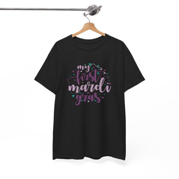 My First Mardi Gras Unisex Heavy Cotton Tee - Image 35