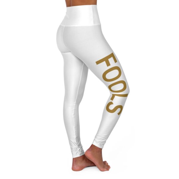 Krewe du Fools High Waisted Yoga Leggings (AOP)