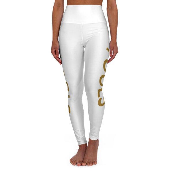 Krewe du Fools High Waisted Yoga Leggings (AOP) - Image 2