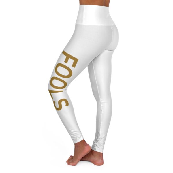 Krewe du Fools High Waisted Yoga Leggings (AOP) - Image 4